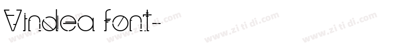 Vindea font字体转换